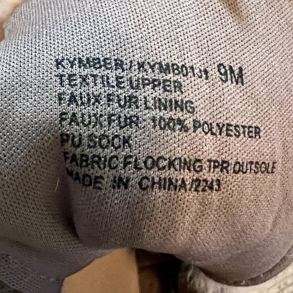 Steve Madden MADDEN GIRL Brown Suede Faux-Fur Lace Up Hiker Booties Sz 9M - Picture 7 of 7